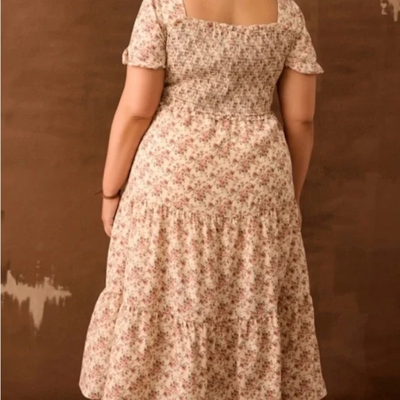 ARULA Cream Floral Maxi Dress (NWT) - Picture 2 of 8